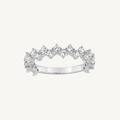 Alliance Couronne Or Blanc