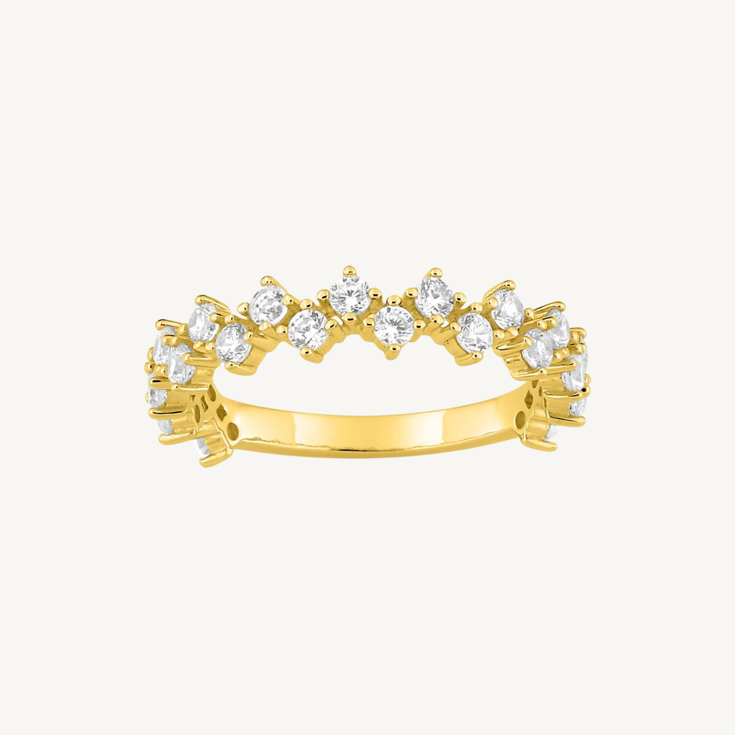 Alliance Couronne Or Jaune
