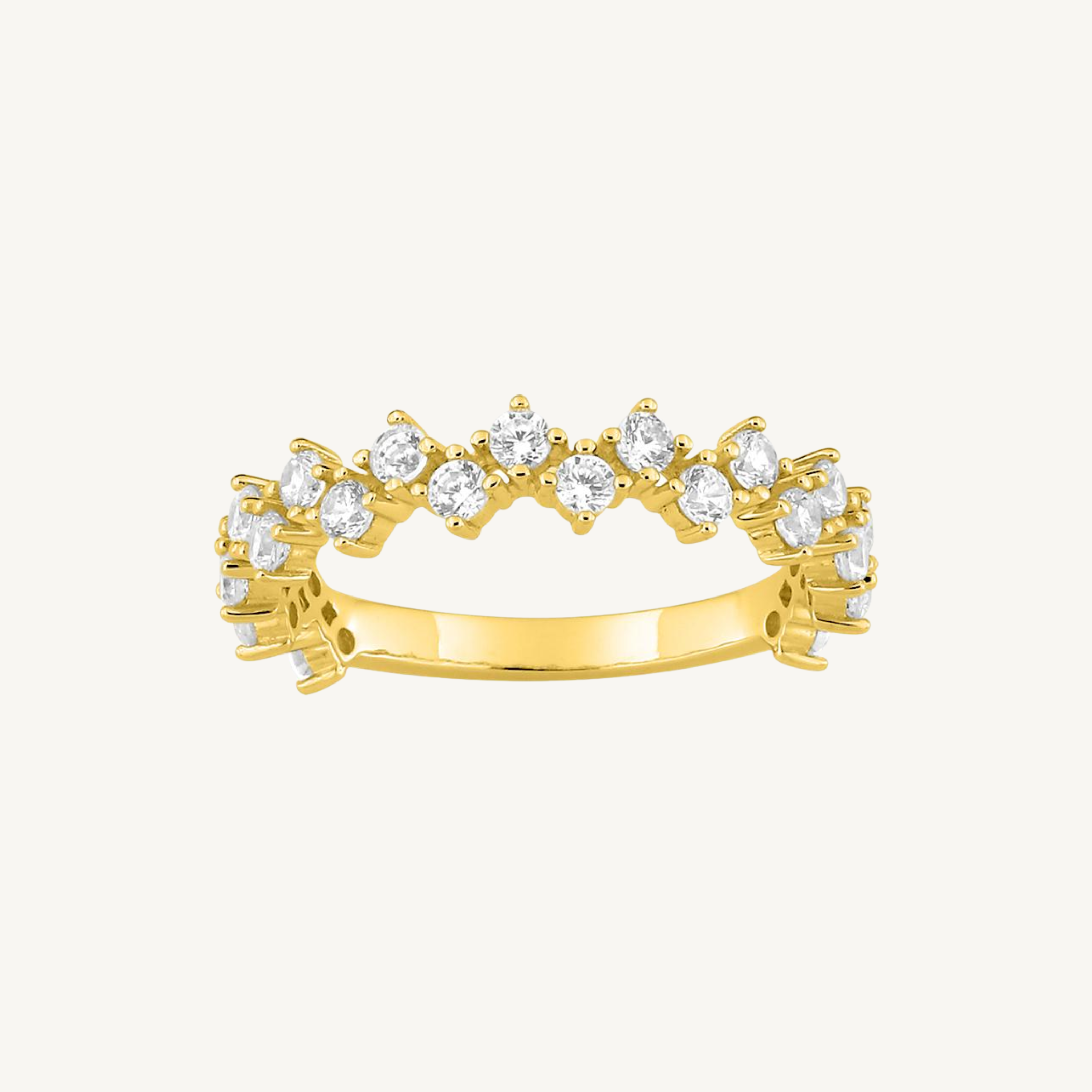 Alliance Couronne Or Jaune
