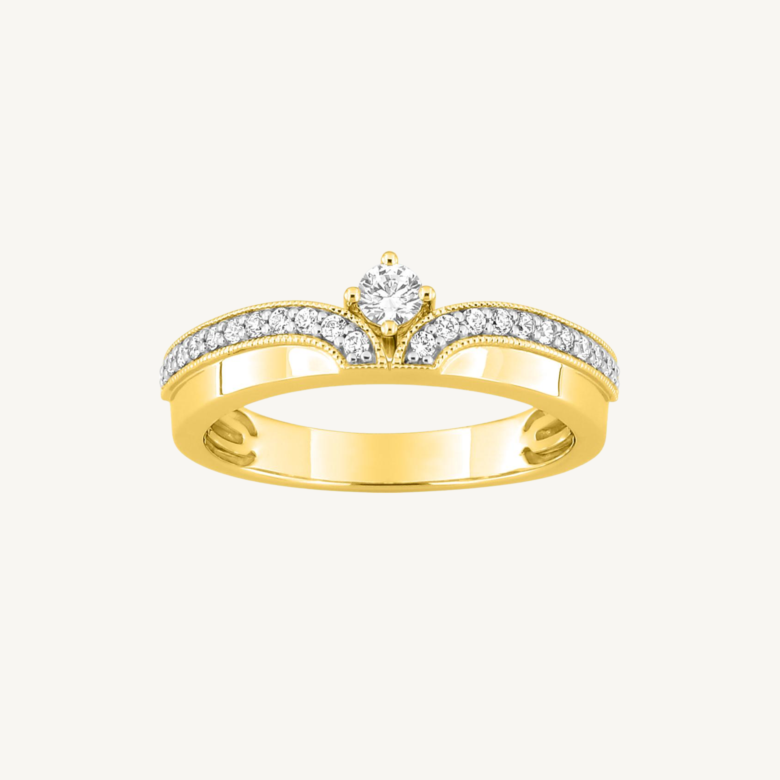 Bague de Fiançailles Princesse Or jaune