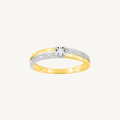 BAGUE DE FIANÇAILLES UNION BICOLORE