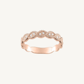 ALLIANCE DENTELLE OR ROSE