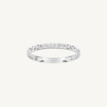 ALLIANCE DIAMANTÉE OR BLANC