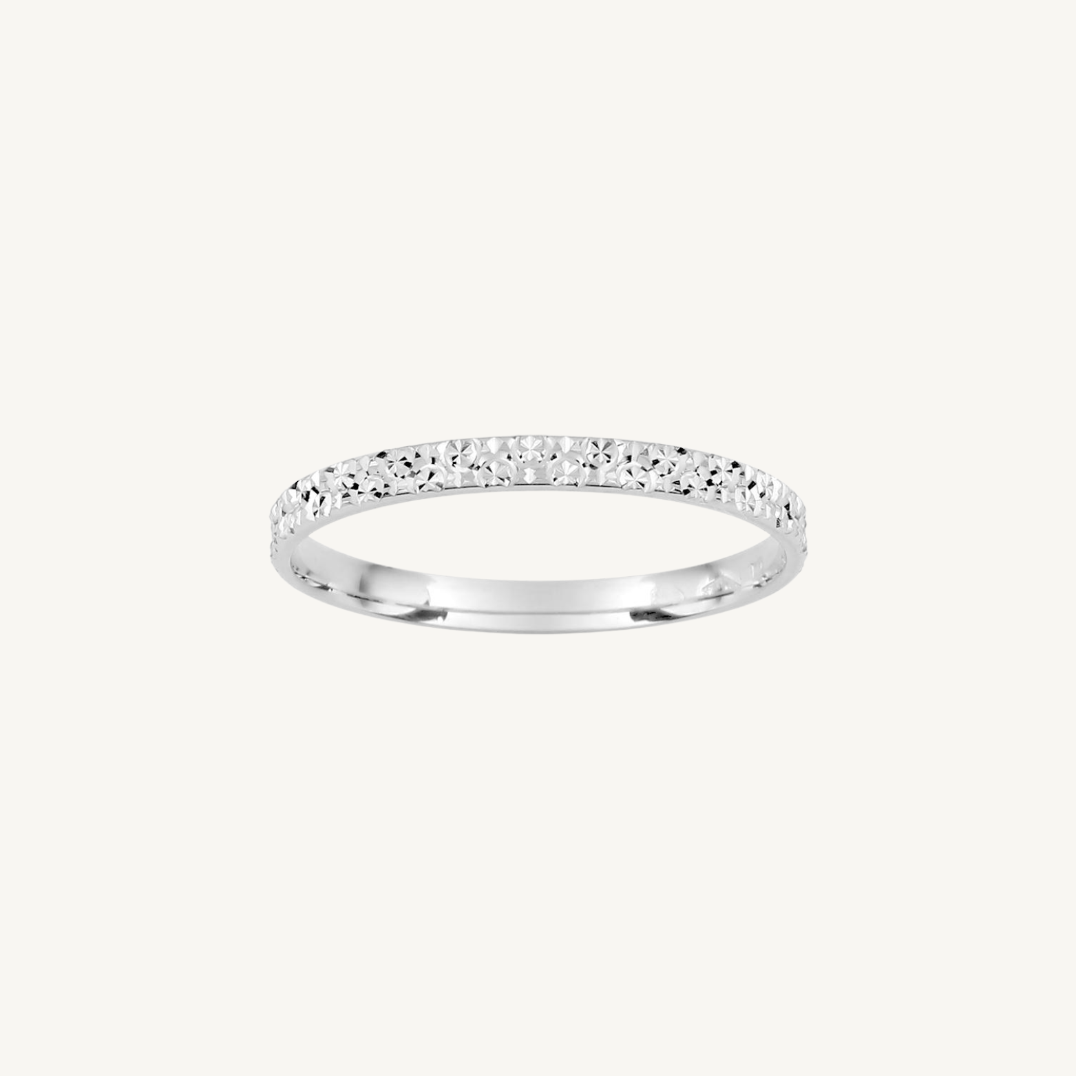 ALLIANCE DIAMANTÉE OR BLANC