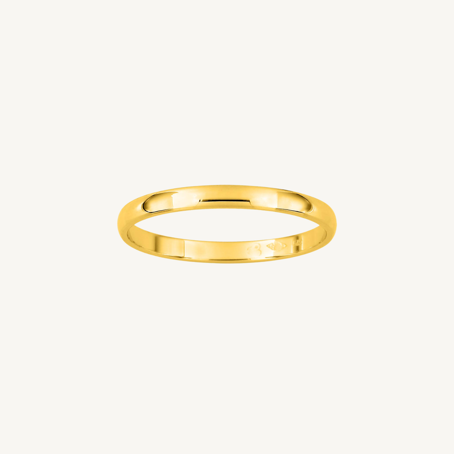 ALLIANCE CLASSIQUE OR JAUNE 2 MM