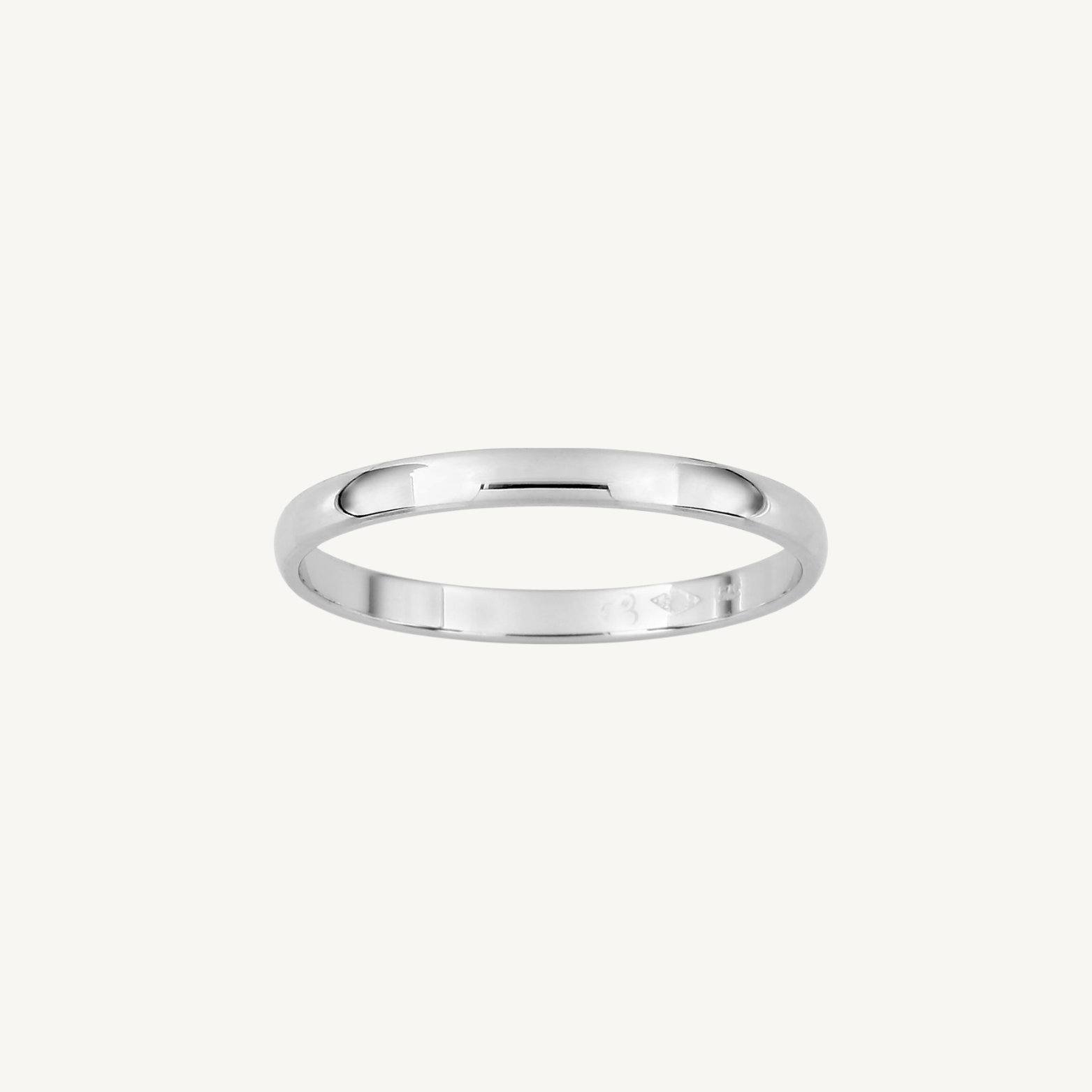 ALLIANCE CLASSIQUE OR BLANC 2 MM