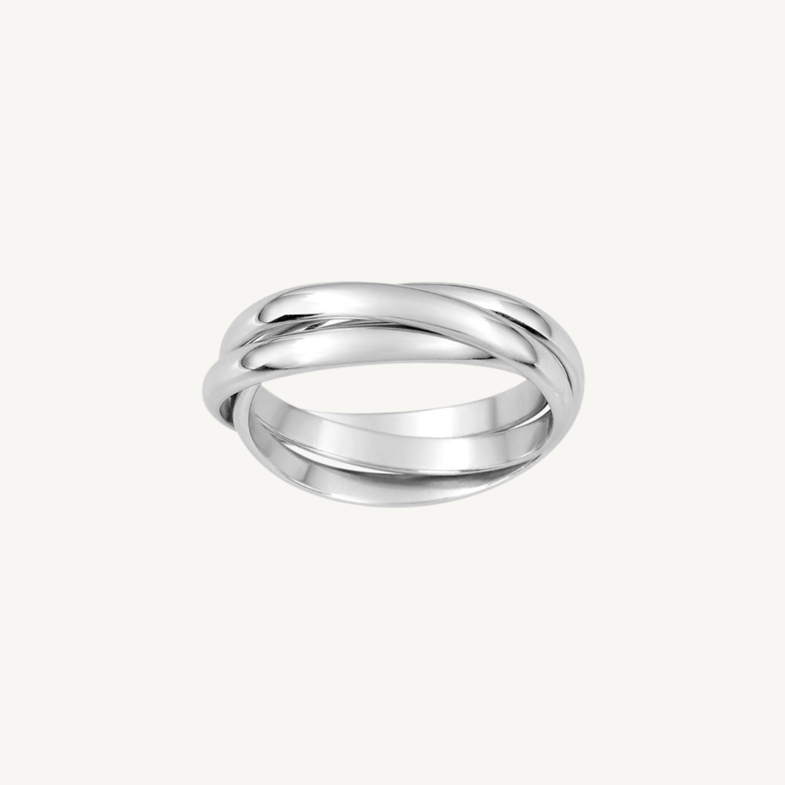 BAGUE ENTRELACS ARGENT